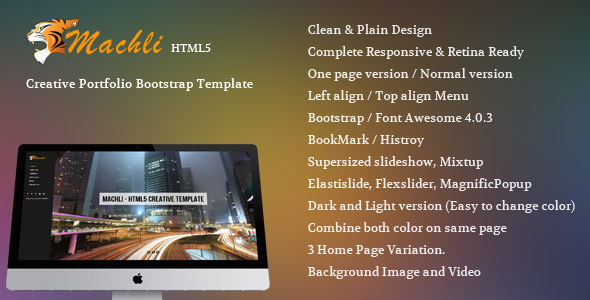 Machli - Simple Plain Creative Bootstrap Template Nulled Nulled - Free Download
