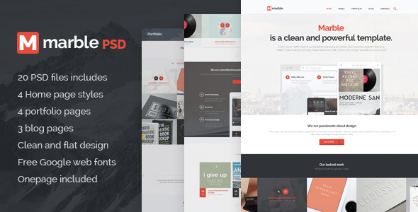 Marble - Multipurpose PSD Template Nulled Nulled - Free Download