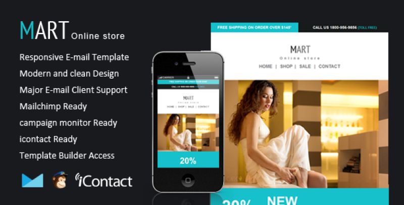 Mart - Responsive Email + Themebuilder Access Nulled Nulled Free Download