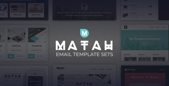 Matah | Business Email Template Set Nulled - Free Download Nulled