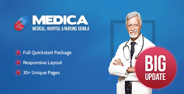 Medica - Clean, Responsive, Medical Joomla Theme Nulled Nulled - Free Download