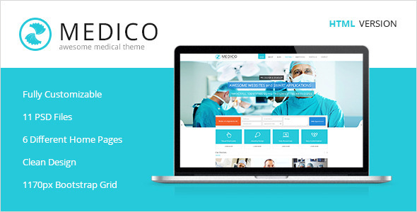 Medico -Medical & Health HTML5 Template Nulled Nulled - Free Download