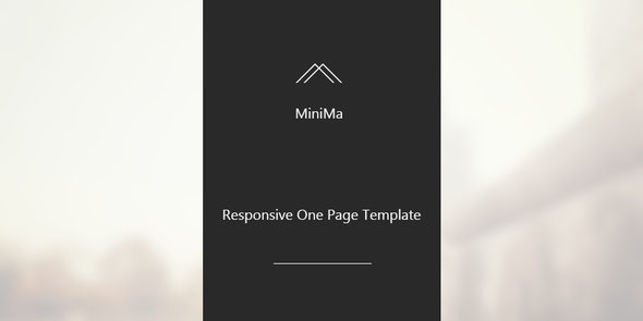 Minima - Responsive One Page Template Nulled - Free Download Nulled