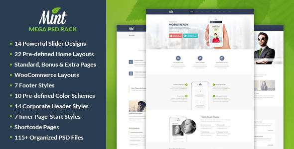 Mint - Mega PSD Pack Nulled Nulled - Free Download