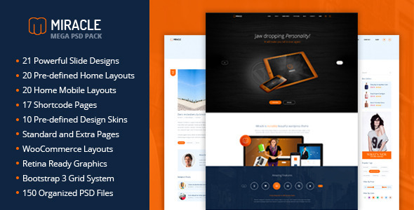 Miracle - Mega PSD Pack Nulled - Download Free Nulled