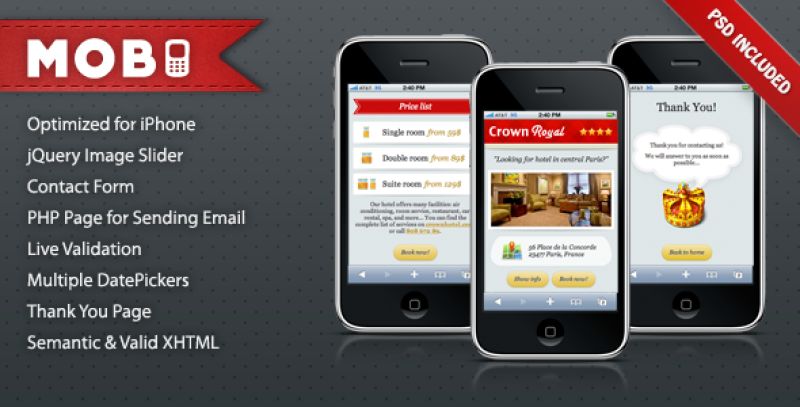 Mobi iPhone Landing Page Nulled Nulled - Free Download
