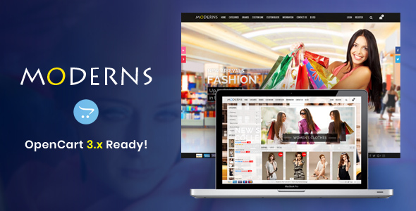 Moderns - OpenCart Theme Nulled Nulled - Free Download