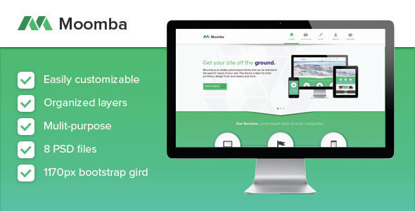 Moomba - Multipurpose PSD Template Nulled Nulled - Free Download