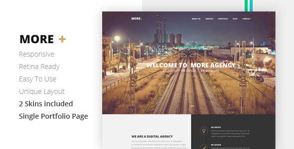 MORE Creative One Page Template Nulled Nulled - Free Download