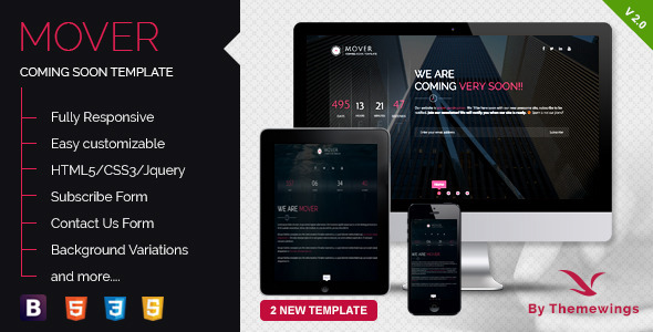 Mover - Coming Soon Page Nulled