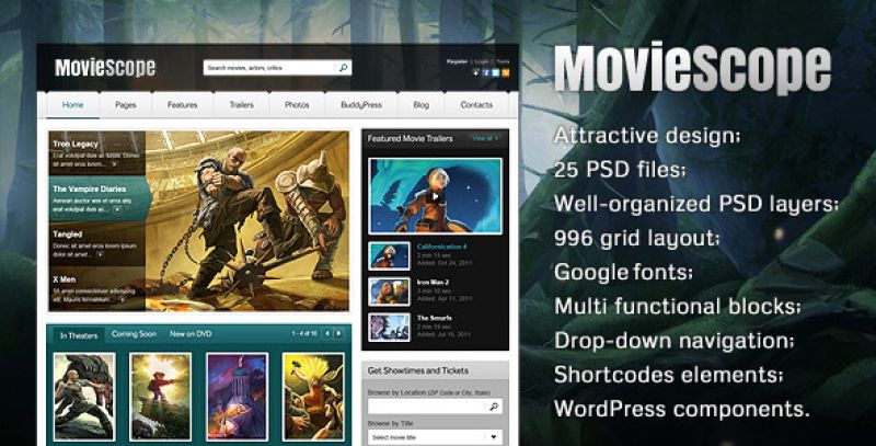 MovieScope PSD Template Nulled Nulled - Free Download