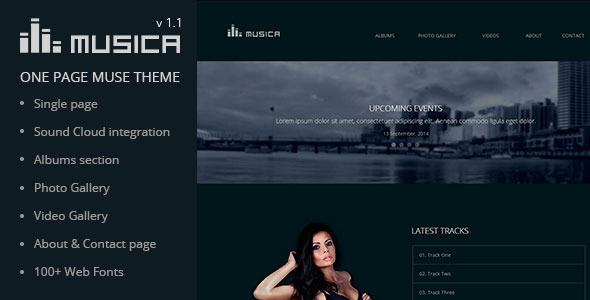 Musica - Music Band & DJ Muse Theme Nulled Nulled - Free Download