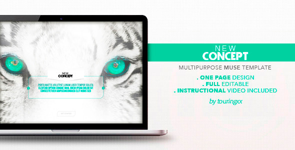 New Concept Multipurpose One Page Muse Theme Nulled - Download Free Nulled