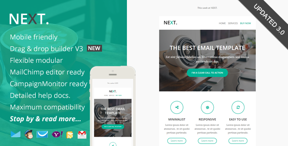 Next, Responsive Email with Online Editor Access Nulled Nulled - Free Download