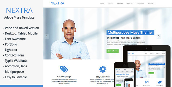 Nextra - Multi-Purpose Muse Template Nulled Nulled - Free Download