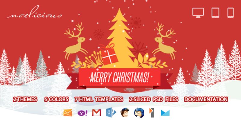 Noelicious - Responsive Email Template Nulled Nulled - Free Download