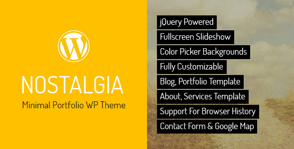 Nostalgia - Portfolio WordPress Theme Nulled Nulled - Free Download