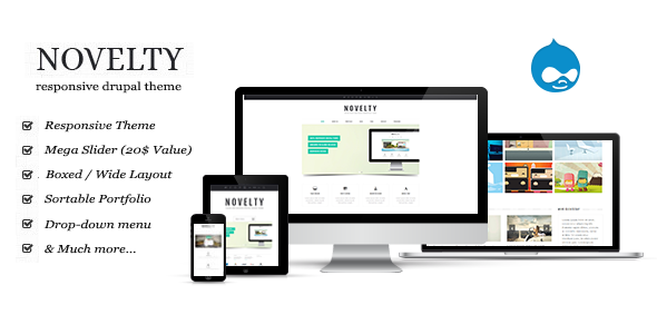 Novelty Drupal Theme Nulled Nulled - Free Download