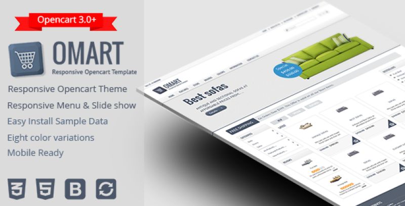 Omart – Mobile ready Opencart theme Nulled Nulled - Free Download