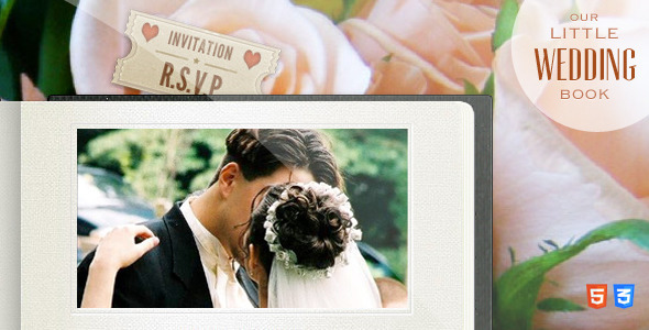 Our Little Wedding Book - HTML5 Template Nulled