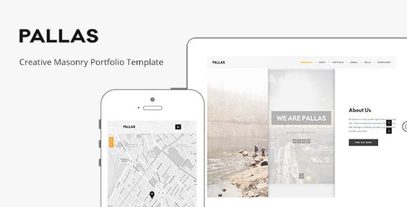 Pallas - Creative Masonry Portfolio Template Nulled Nulled - Free Download