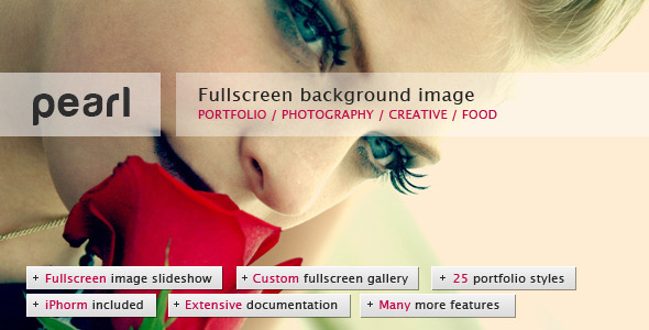 Pearl - Light Full Screen Background Template Nulled Nulled - Free Download