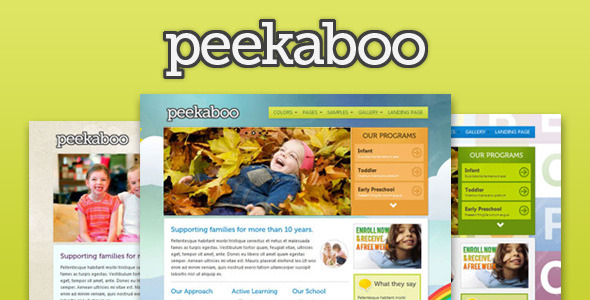 Peekaboo - Children Theme HTML Template Nulled Nulled - Free Download