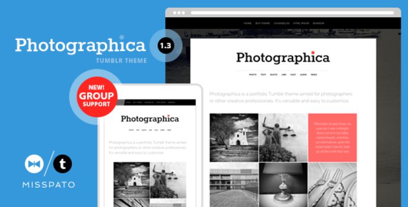 Photographica - Portfolio Tumblr Theme Nulled Nulled - Free Download