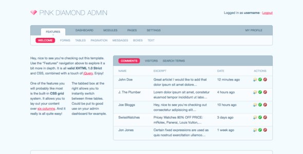 Pink Diamond Admin Nulled Nulled - Free Download