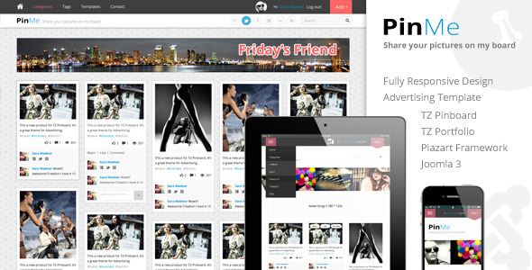 PinMe - Advertisement Responsive Joomla Template Nulled Nulled - Free Download