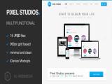 Pixel Studios - Simple PSD Template Nulled