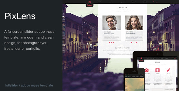 PixLens - Photography Portfolio Muse Template Nulled Nulled - Free Download