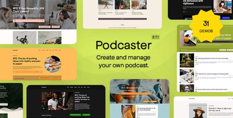 Podcaster - Multimedia WordPress Theme Nulled Nulled - Free Download