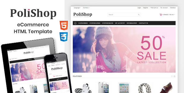 Polishop - Responsive eCommerce Html Template Nulled Nulled - Free Download