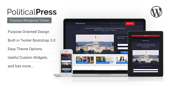 Political Press - Responsive WordPress Theme Nulled Nulled - Free Download