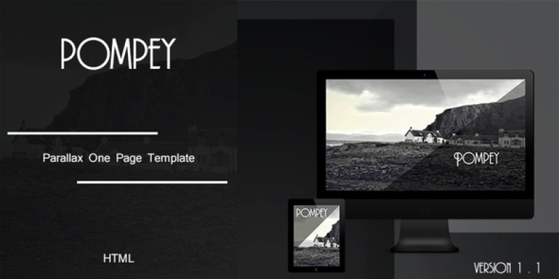 Pompey - Parallax One Page HTML Template Nulled Nulled - Free Download