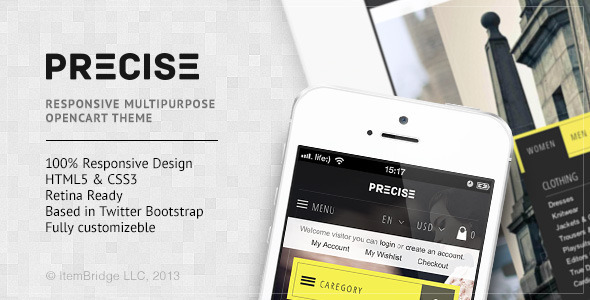 Precise — Multipurpose Responsive OpenCart Theme Nulled Nulled - Free Download
