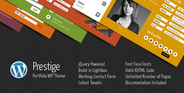 Prestige - Portfolio WordPress Theme Nulled Nulled - Free Download