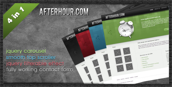 Professional Portfolio Template - Afterhour Nulled Nulled - Free Download