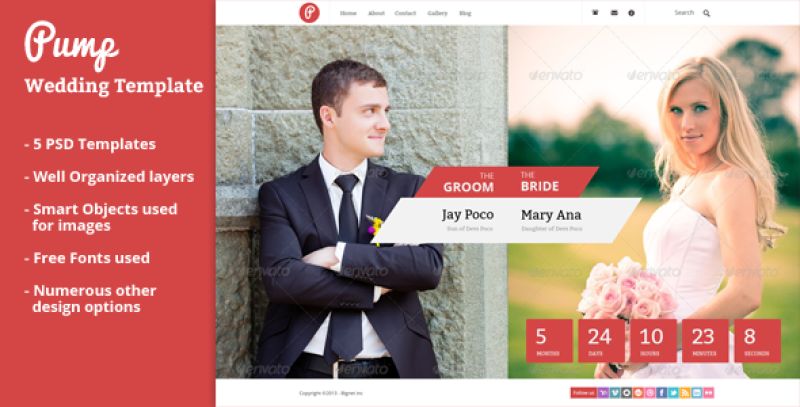 Pump - Event & Wedding Template Nulled Nulled - Free Download