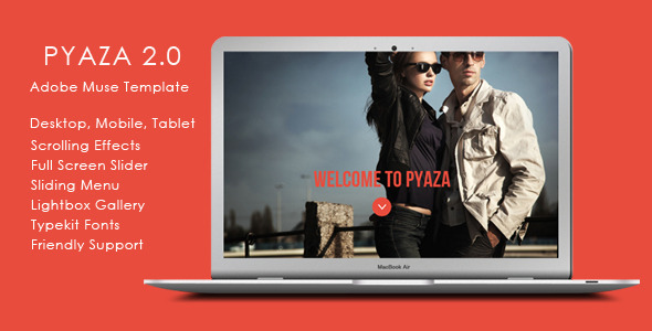 Pyaza - Multi-purpose Muse Template Nulled Nulled - Free Download