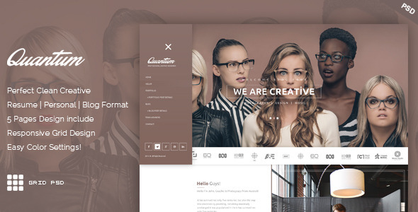 Quantum - Personal Multipurpose Design PSD Nulled Nulled - Free Download