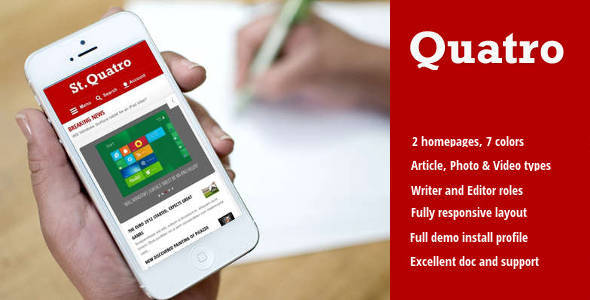 Quatro - News & Magazine Drupal 11 & 10 Theme Nulled Nulled Free Download