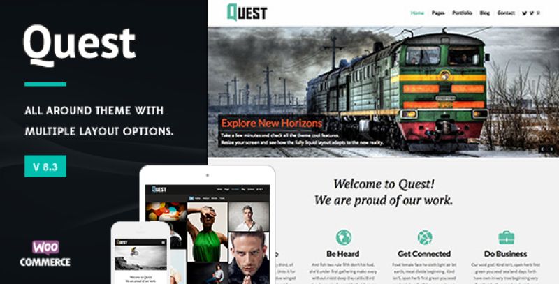 Quest - All Purpose WordPress Theme Nulled Nulled - Free Download