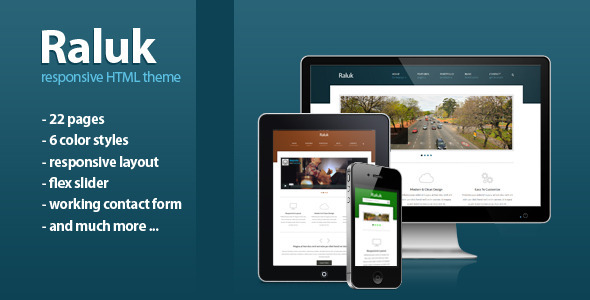 Raluk - Responsive Business Template Nulled Nulled - Free Download