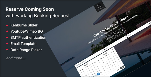 Reserve - Coming Soon Nulled Nulled - Free Download