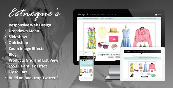 Responsive HTML Theme - Estneque Nulled Nulled - Free Download