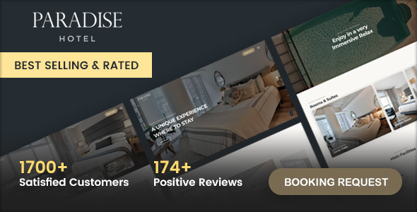 Responsive Paradise Hotel Nulled Nulled - Free Download