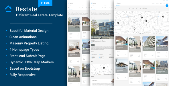 Restate - Different Real Estate Material Template Nulled Nulled - Free Download