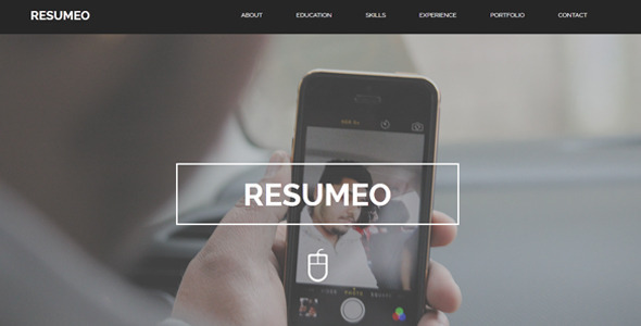 Resumeo - One Page Resume Template Nulled Nulled - Free Download